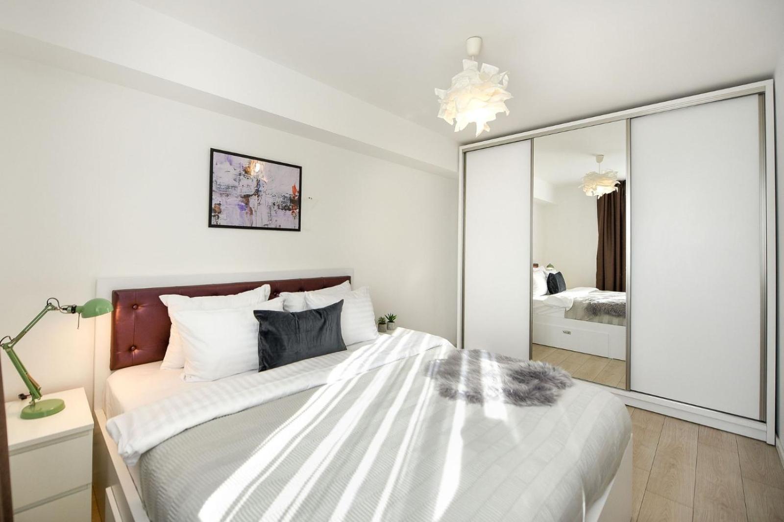 Ferienwohnung Wonderfull 1Br Aviatiei Bukarest Exterior foto