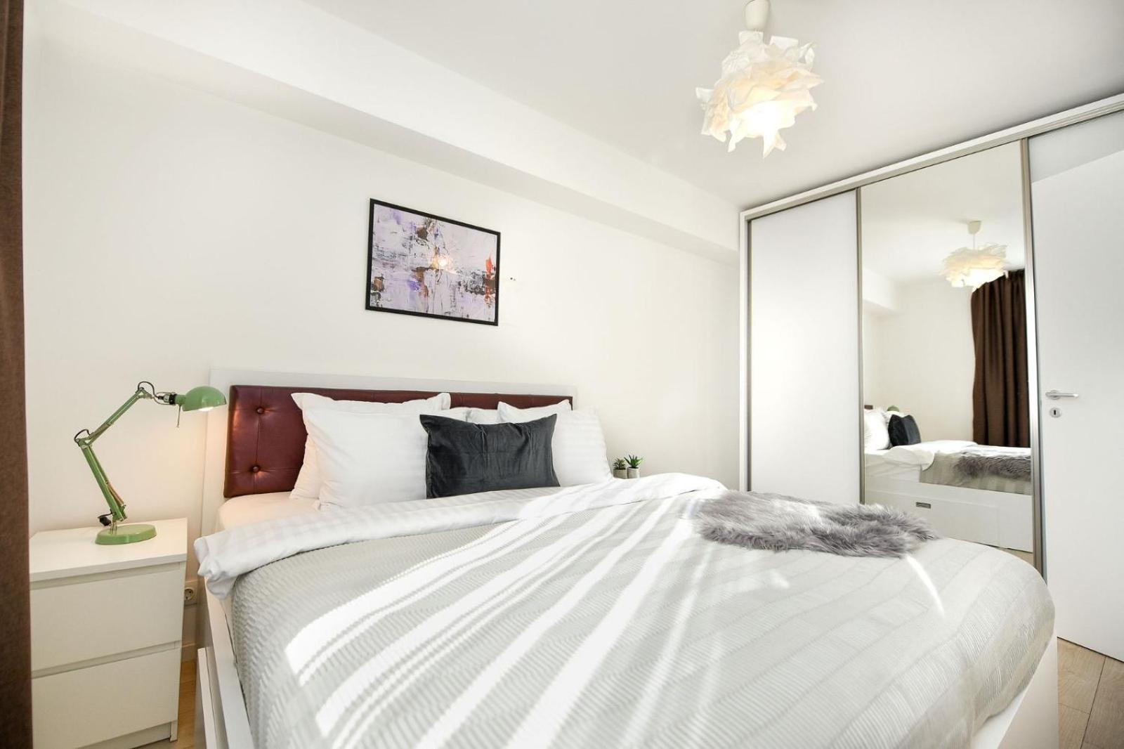 Ferienwohnung Wonderfull 1Br Aviatiei Bukarest Exterior foto